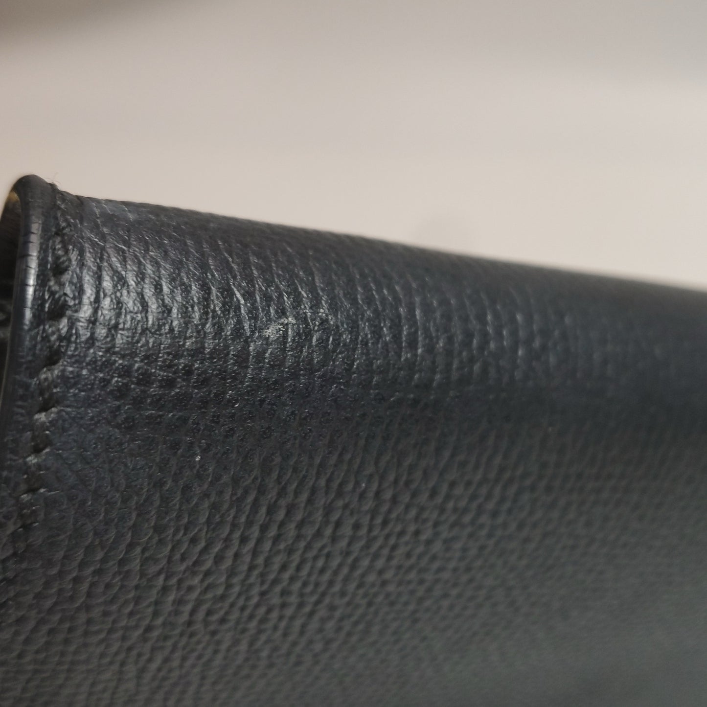 Burberry - 80386251 - Grained leather and Nova Check canvas - Black - (mini)