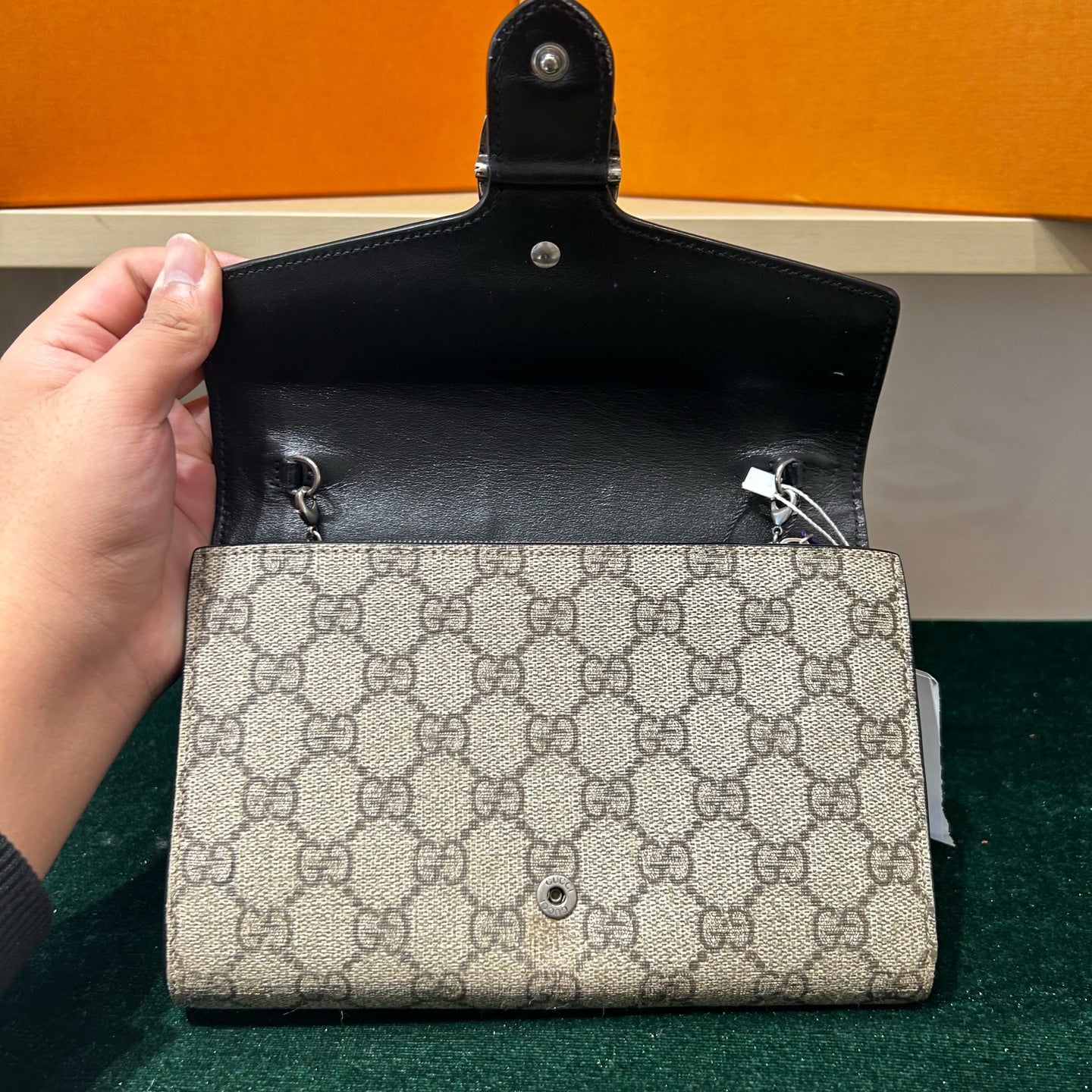 Gucci - Dionysus Wallet on Chain - Coated canvas - Beige - (mini)