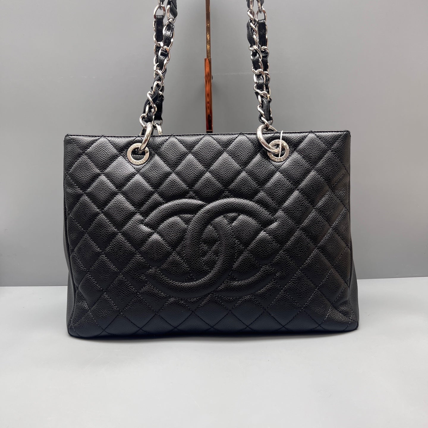 Chanel - GST Grand Shopping Tote - Caviar leather - Black - (Medium)