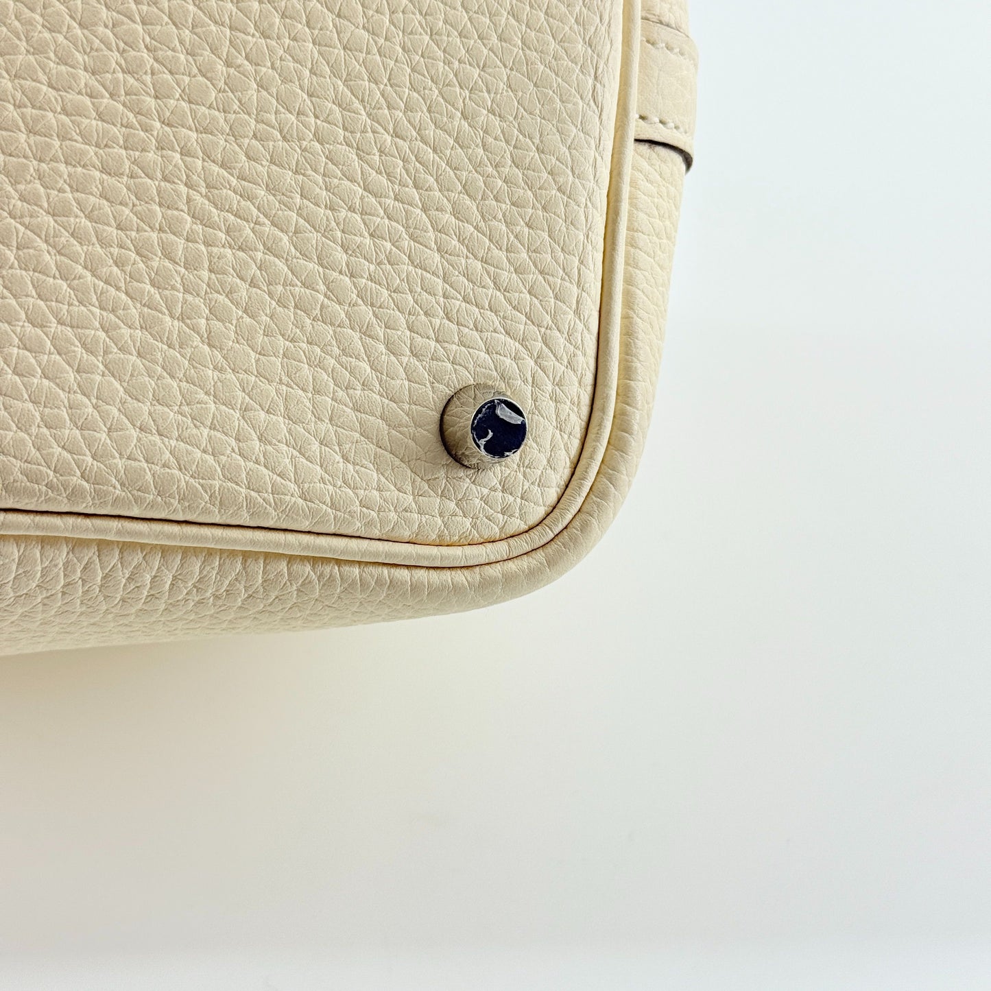 Hermès - Picotin Lock 18 - Clemence leather - Creamy White with Yellow accents - (mini)