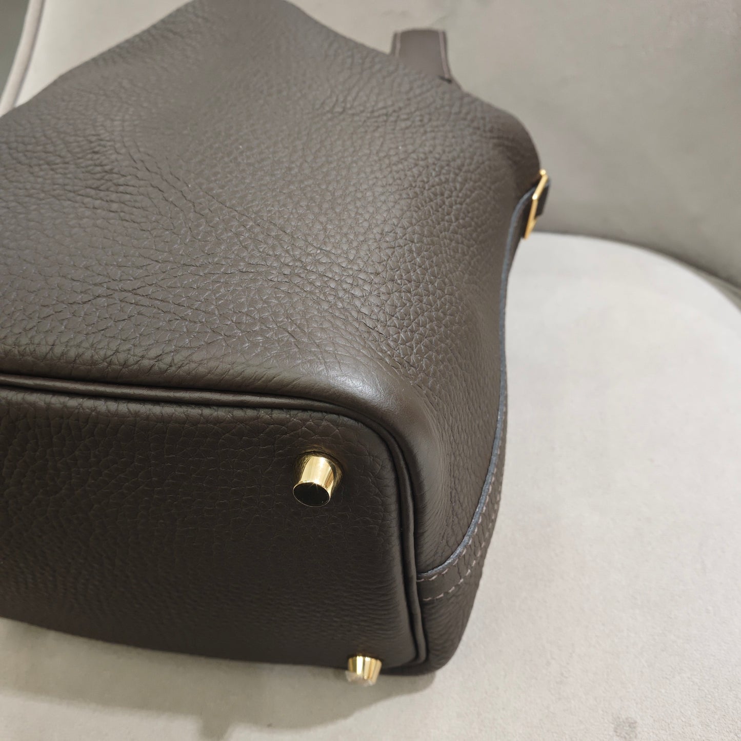 Hermès - Picotin 18 - Taurillon Clemence leather - Brown - (mini)