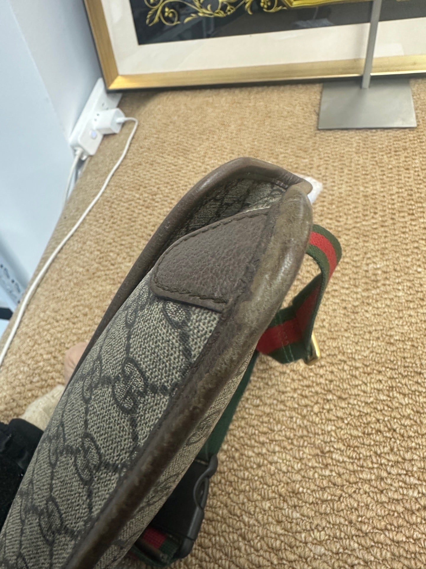 Gucci - Dionysus GG Supreme Tiger Head Belt Bag - GG Supreme canvas with leather trim - Beige - (small)