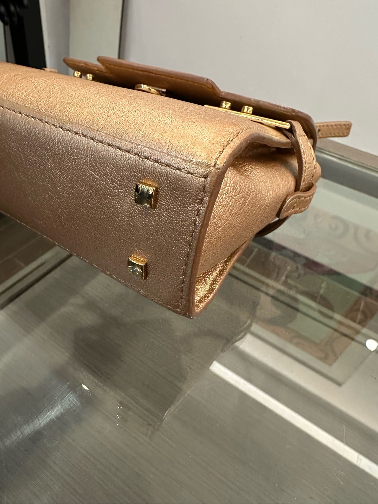 Delvaux - Tempete Micro - Leather - Gold - (mini)