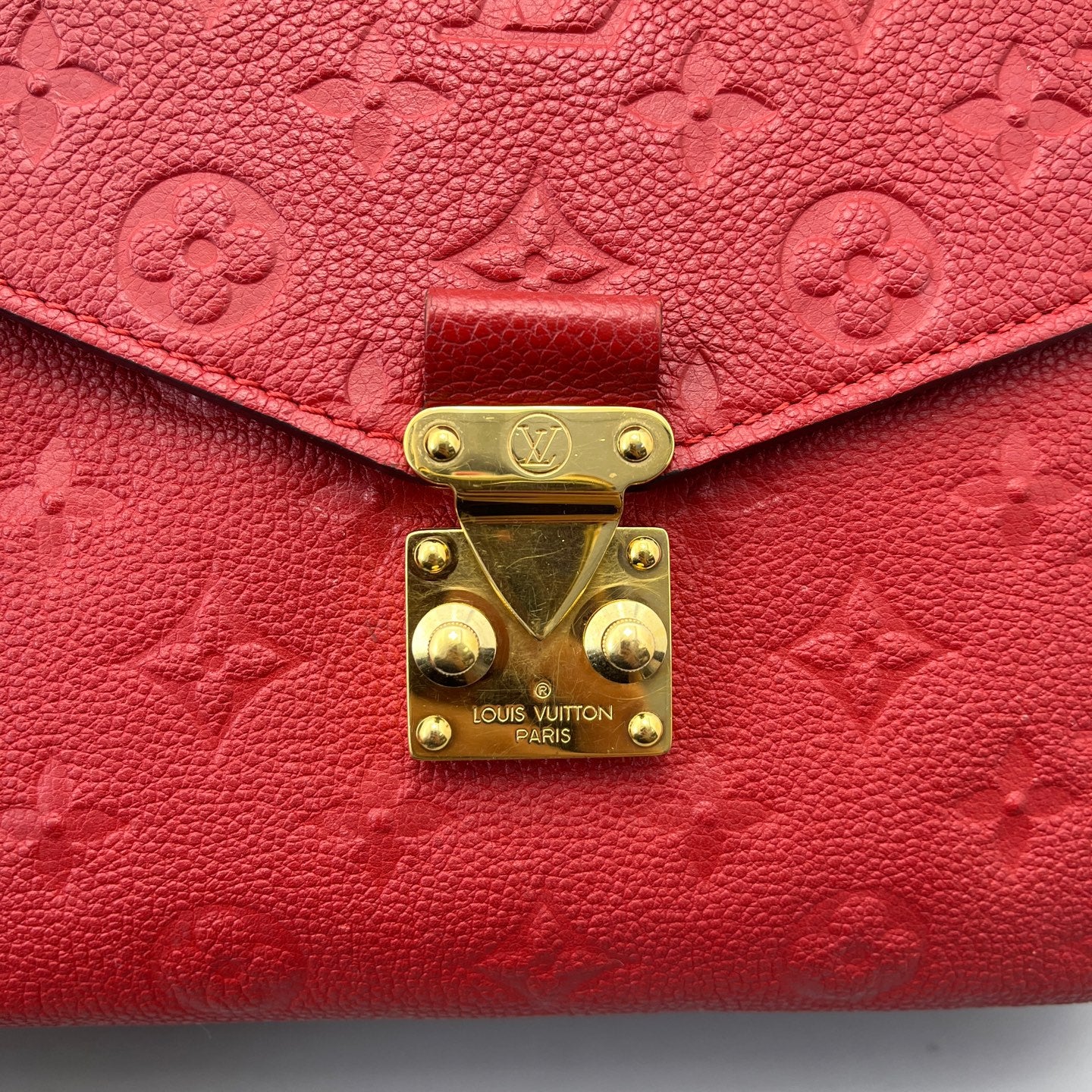 Louis Vuitton - Pochette Métis - Monogram Empreinte leather - Red - (medium)