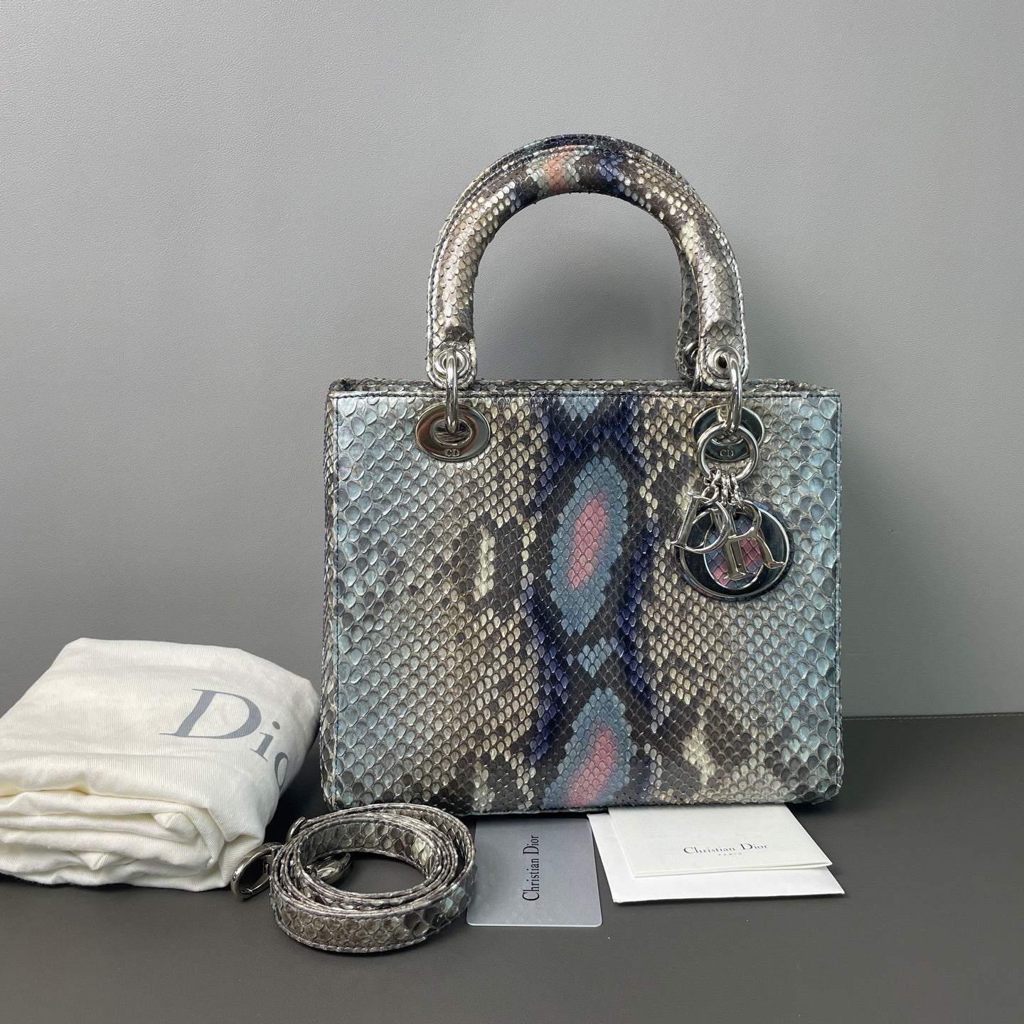 Dior - Lady Dior - Python skin - Multicolour - (mini)