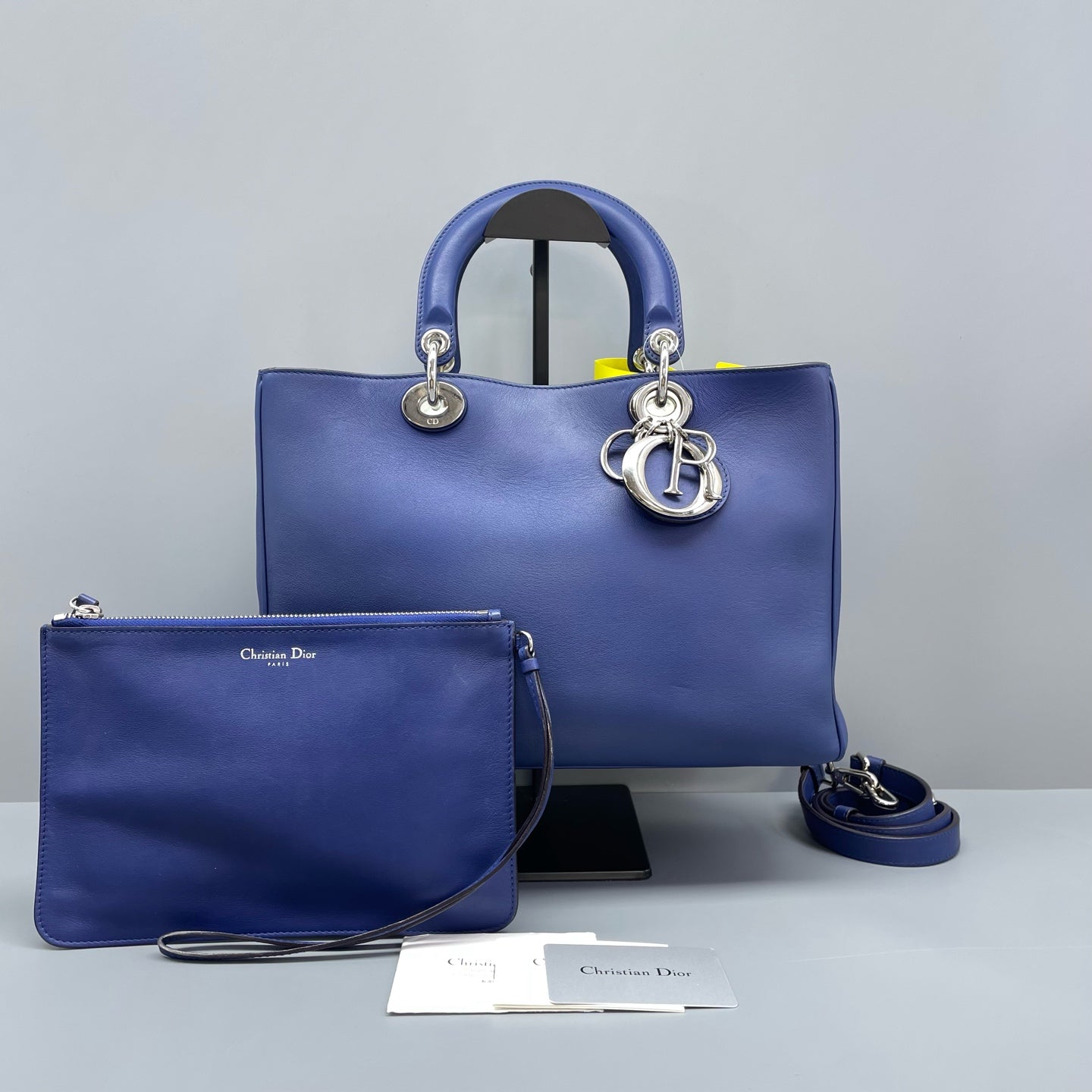 Dior - Diorissimo Tote - Leather - Blue - (medium)