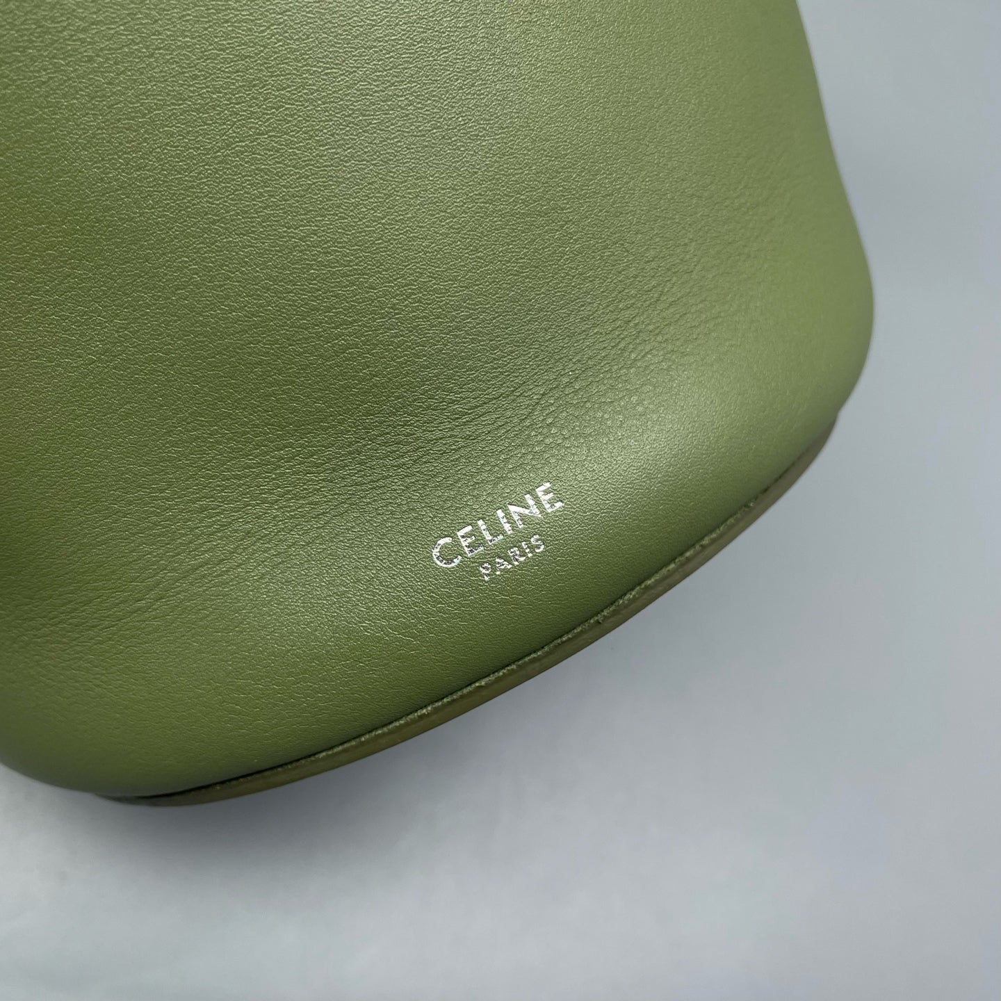 Celine - Big Bag Bucket - Leather - Green - (small)