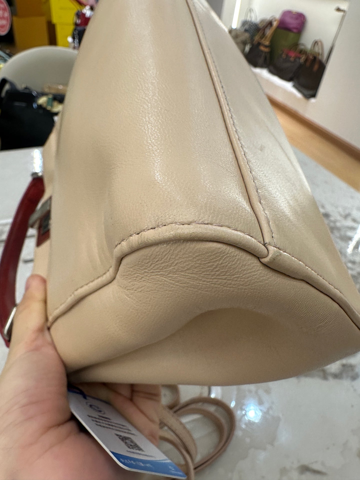 Fendi - Peekaboo - Lambskin leather - Beige - (Mini)