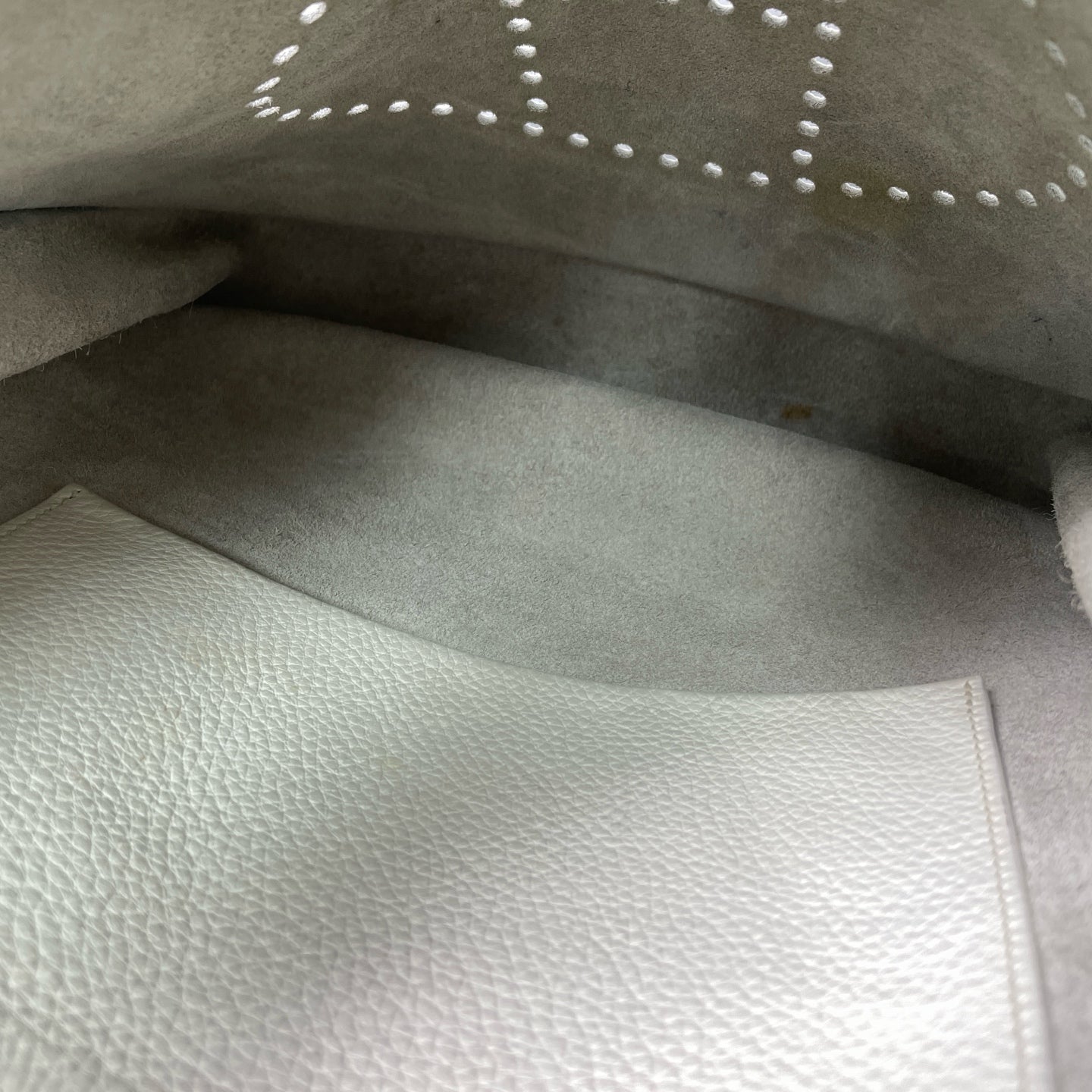 Hermès - Evelyne 29 - Clemence leather - White - (medium)