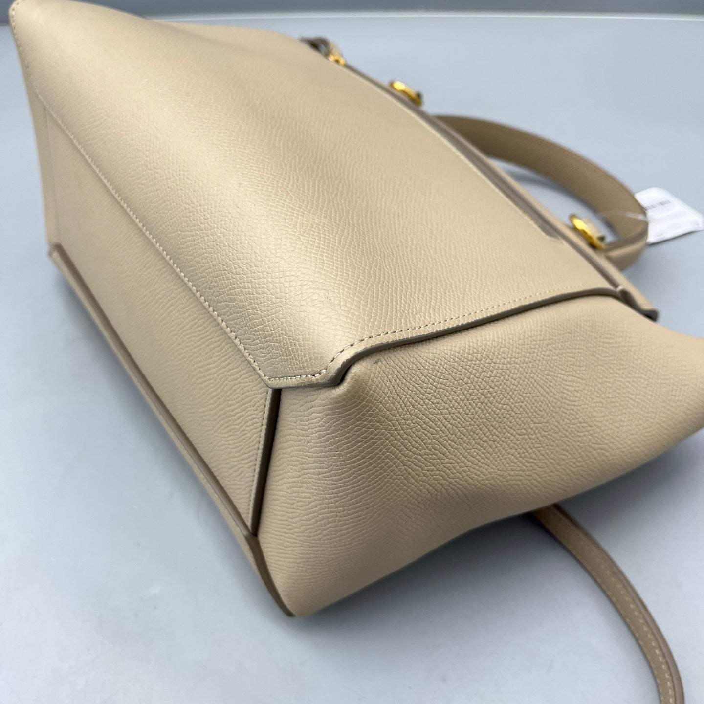 Celine - Belt Bag Small - Grained calfskin leather - Beige with Gold-Tone Hardware - (Small)