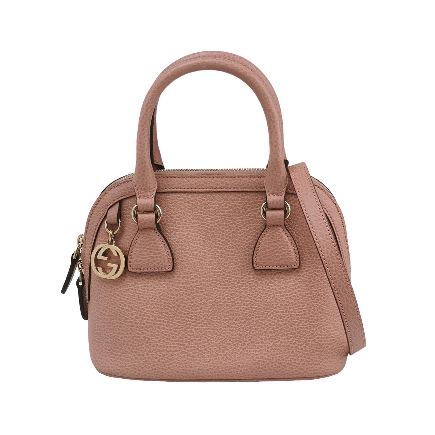 Gucci - Micro Dome Bag - Grained leather - Pink - (Small)