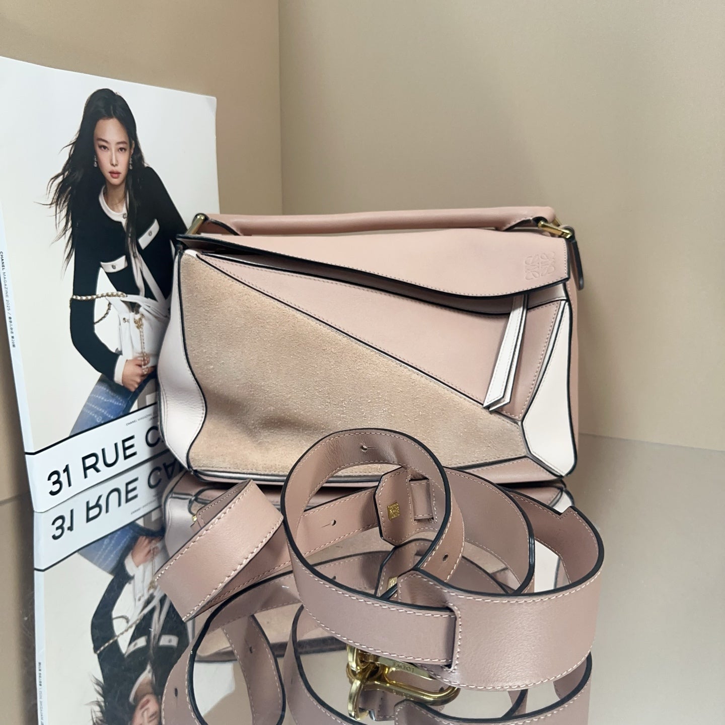 Loewe - Puzzle Bag - Leather, Suede - Multicolour - (small)