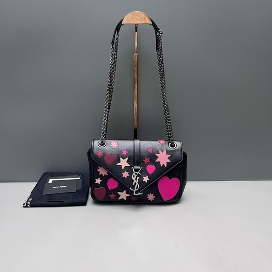 Saint Laurent - Mini Messenger Valentine's Day Limited Edition - Leather - Black - (mini)