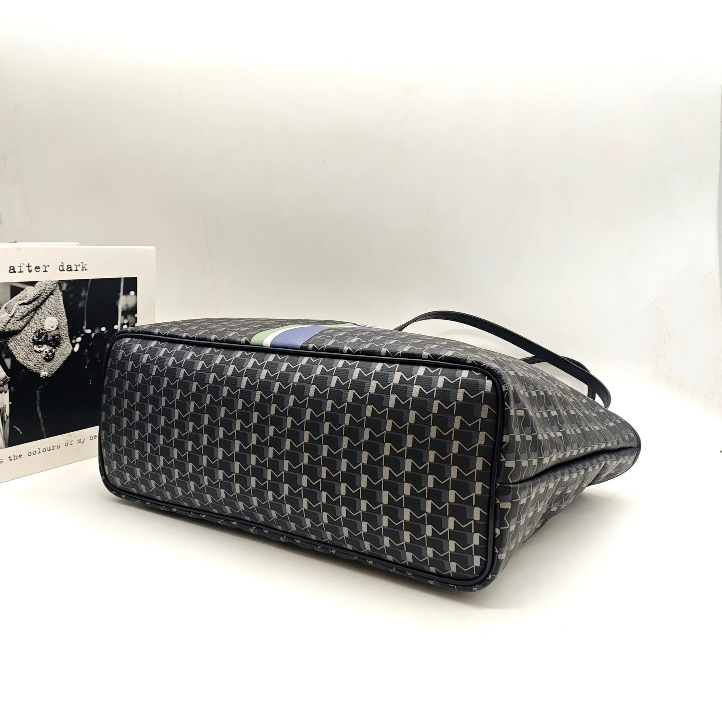 Moynat - Oh! Tote - Coated canvas with leather trim - Black - (Medium)