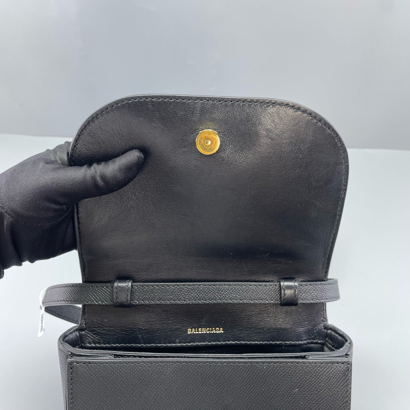 Balenciaga - Saddle Camera Bag - Leather - Black - (mini)