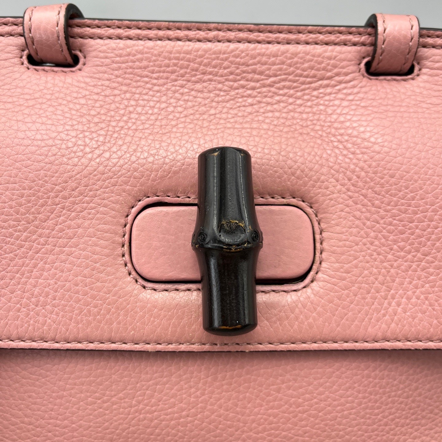 Gucci - Bamboo Top Handle Bag - Leather - Pink - (medium)