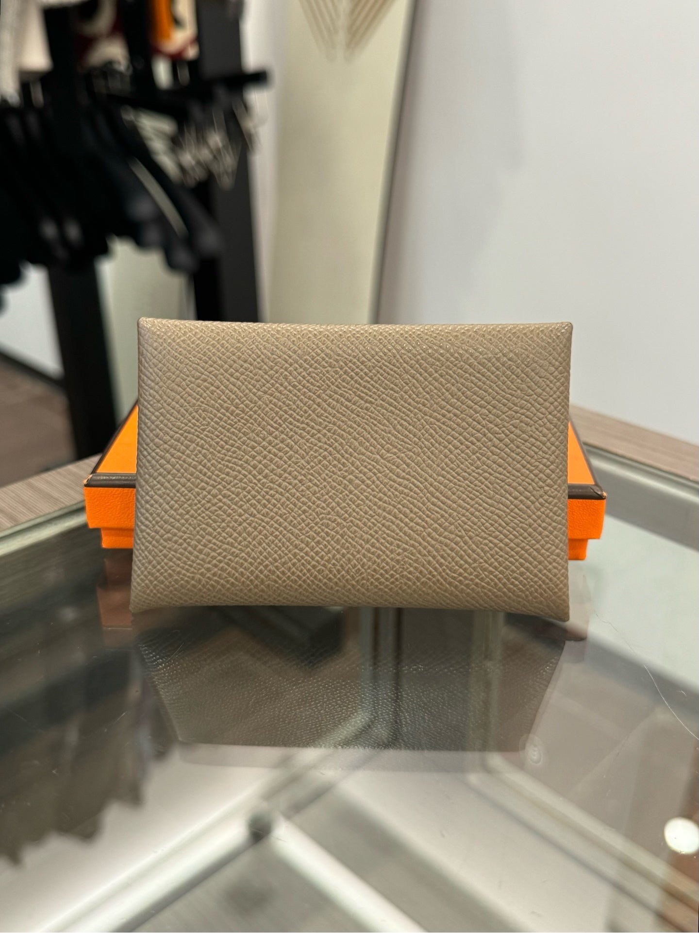 Hermès - Calvi Duo - Epsom leather - Grey - (Small)