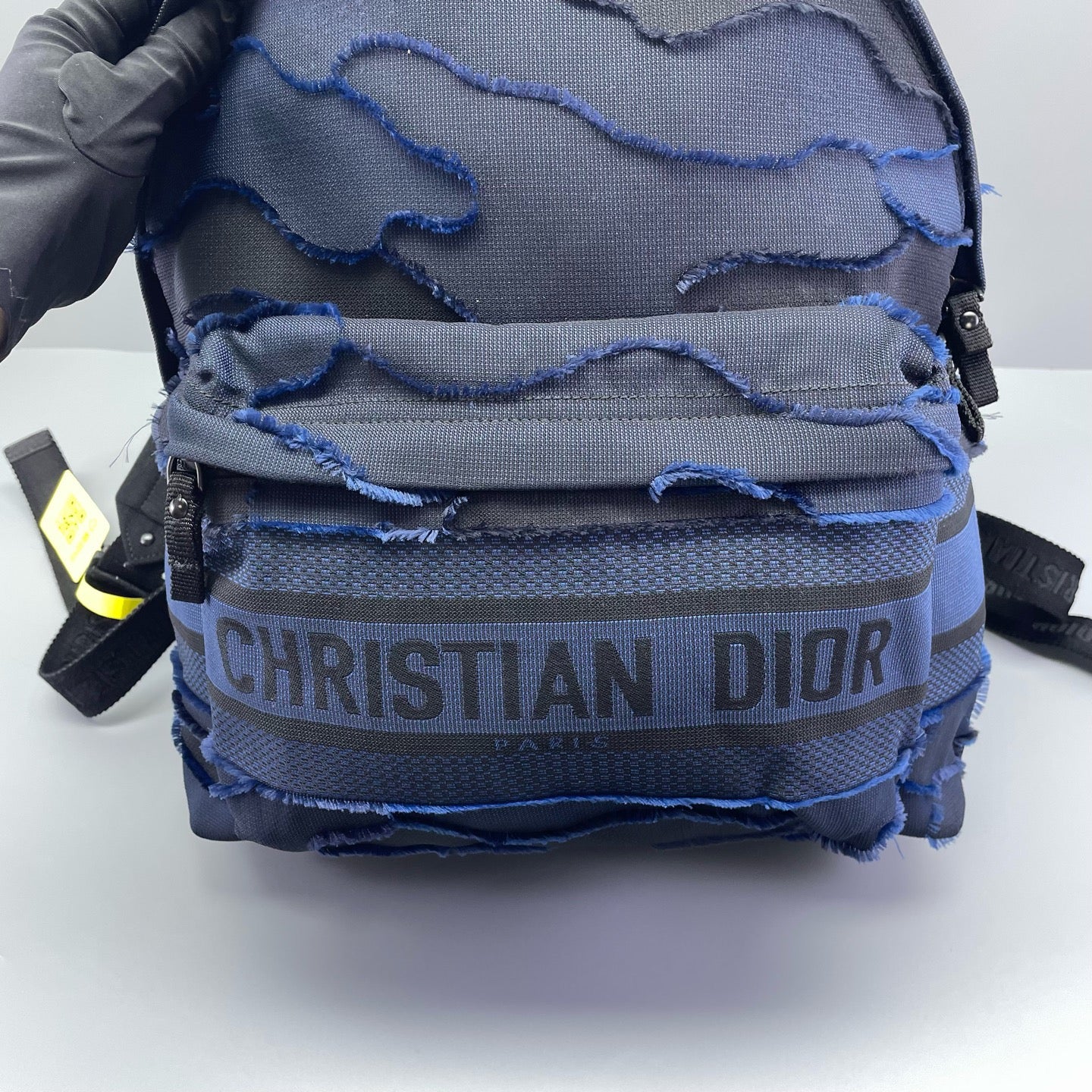 Dior - Camp Backpack - Canvas with fabric appliques - Blue - (Large)