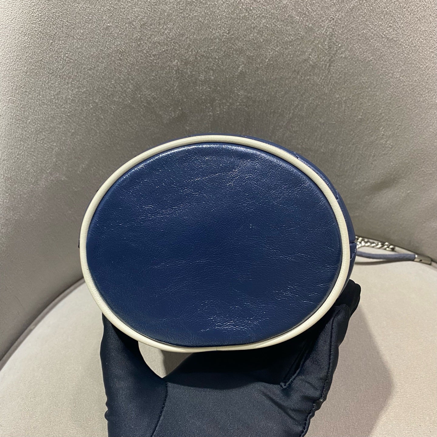 Gucci - Marmont Mini Bucket Bag - Leather - Navy - (mini)