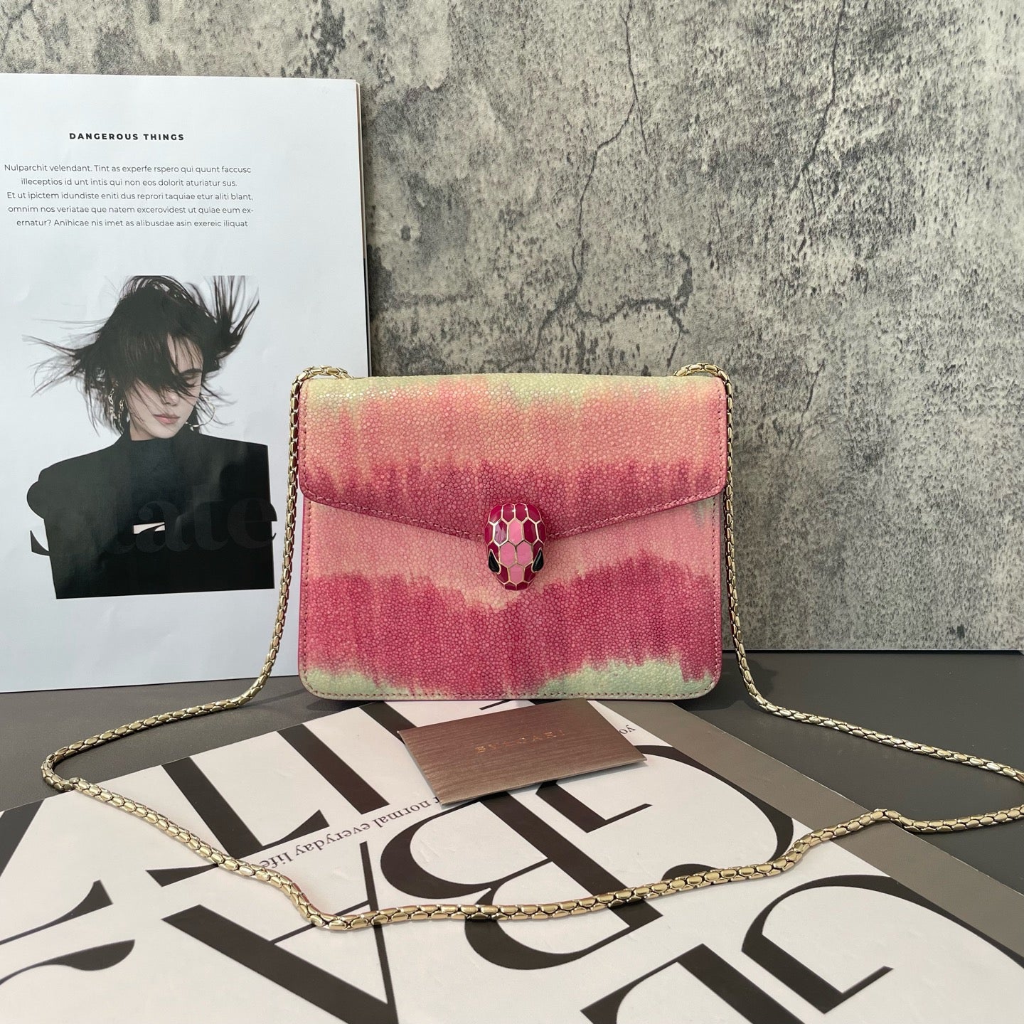 Bvlgari - Serpenti Forever Riviera Limited Edition - Stingray skin - Multicolour - (small)