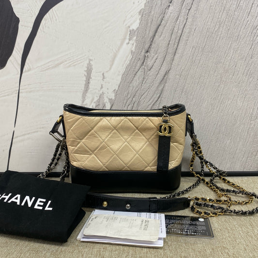 Chanel - Gabrielle Hobo Bag Small - Leather - Multicolour - (small)