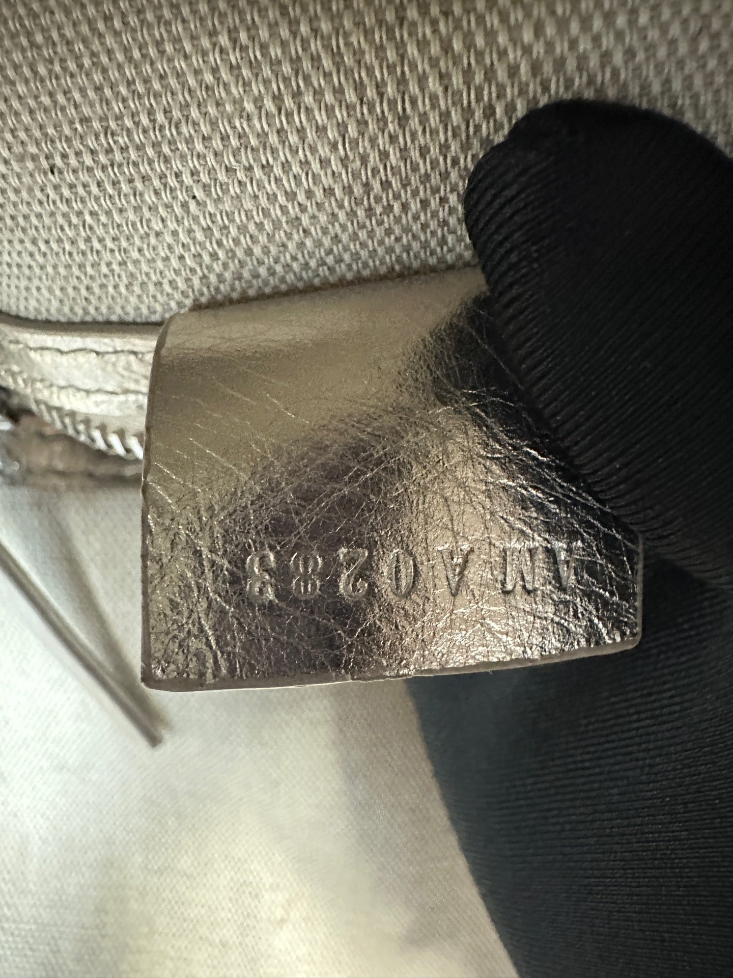 Givenchy - Voyou Crossbody Bag - Distressed metallic calfskin leather (Exterior), Canvas (Interior) - Metallic Silver - (Medium)