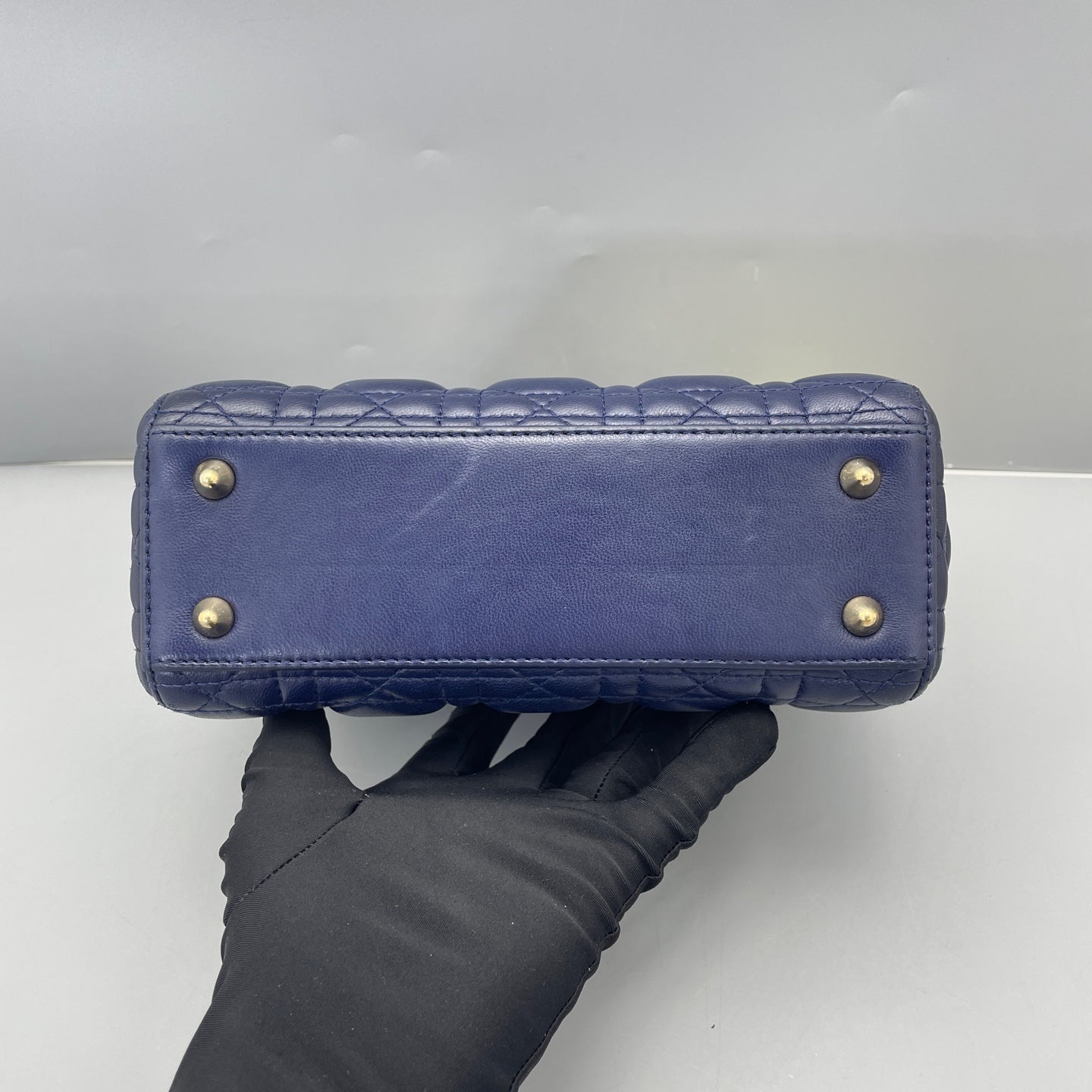 Dior - Lady Dior - Leather - Blue - (mini)
