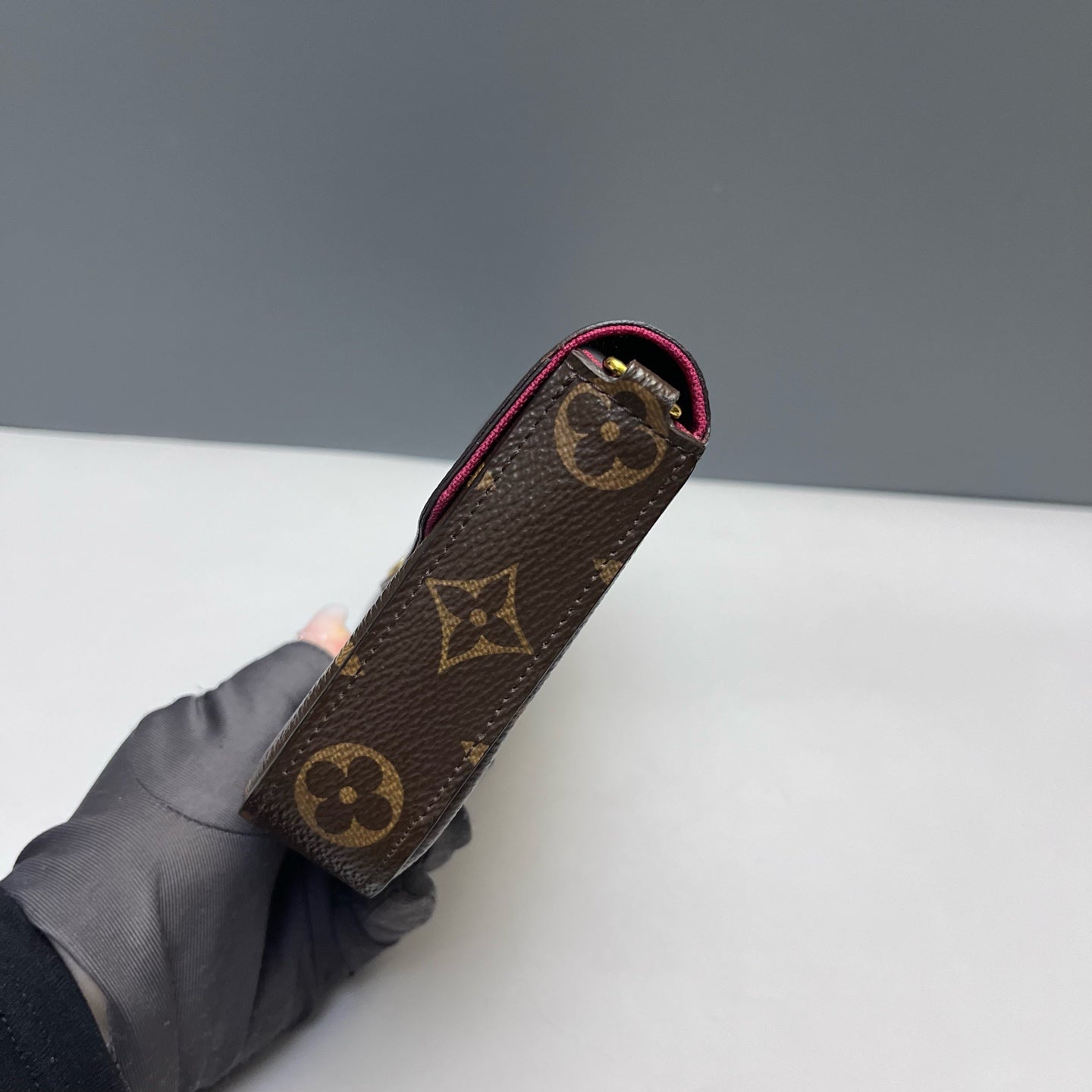 Louis Vuitton - Pochette Félicie - Monogram coated canvas with leather trim - Brown - (mini)