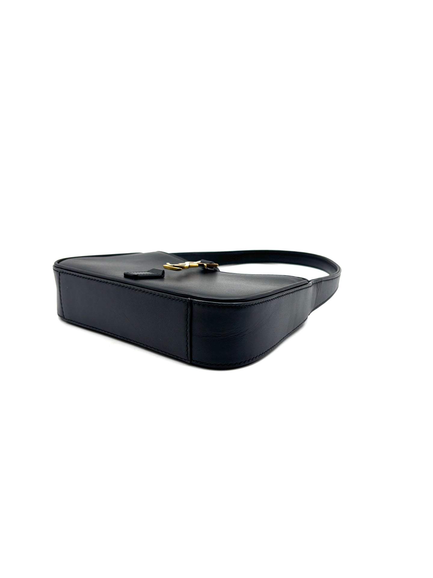Saint Laurent - LE 5 À 7 Hobo Bag - Patent leather - Black - (mini)