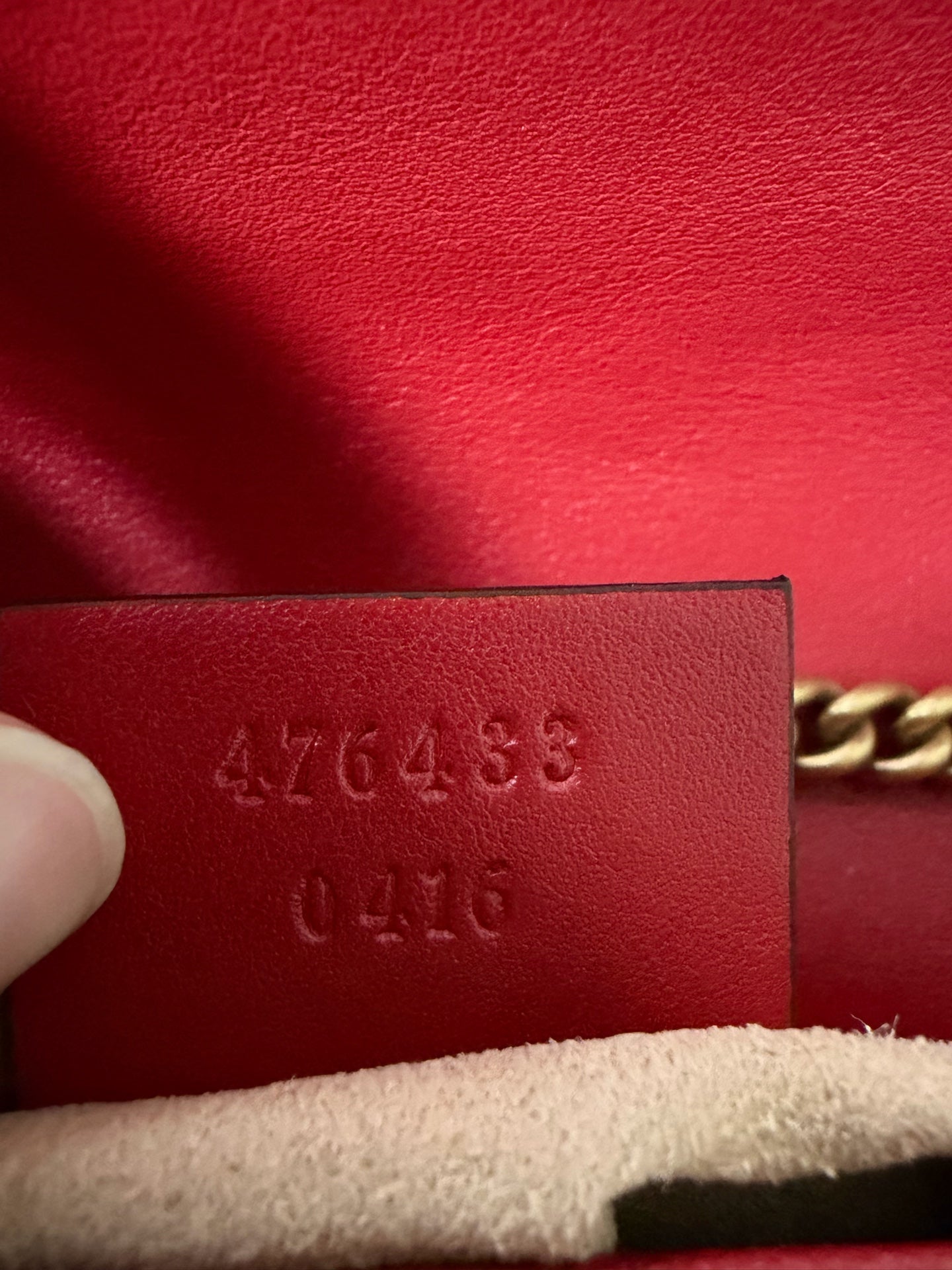 Gucci - GG Marmont Matelassé Mini Chain Bag - Cowhide leather - Red - (mini)