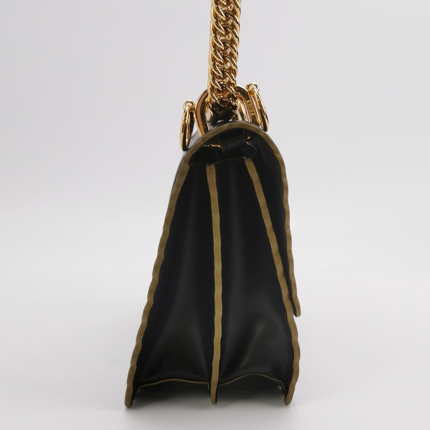 Fendi - Kan I F - Leather - Black - (Small)