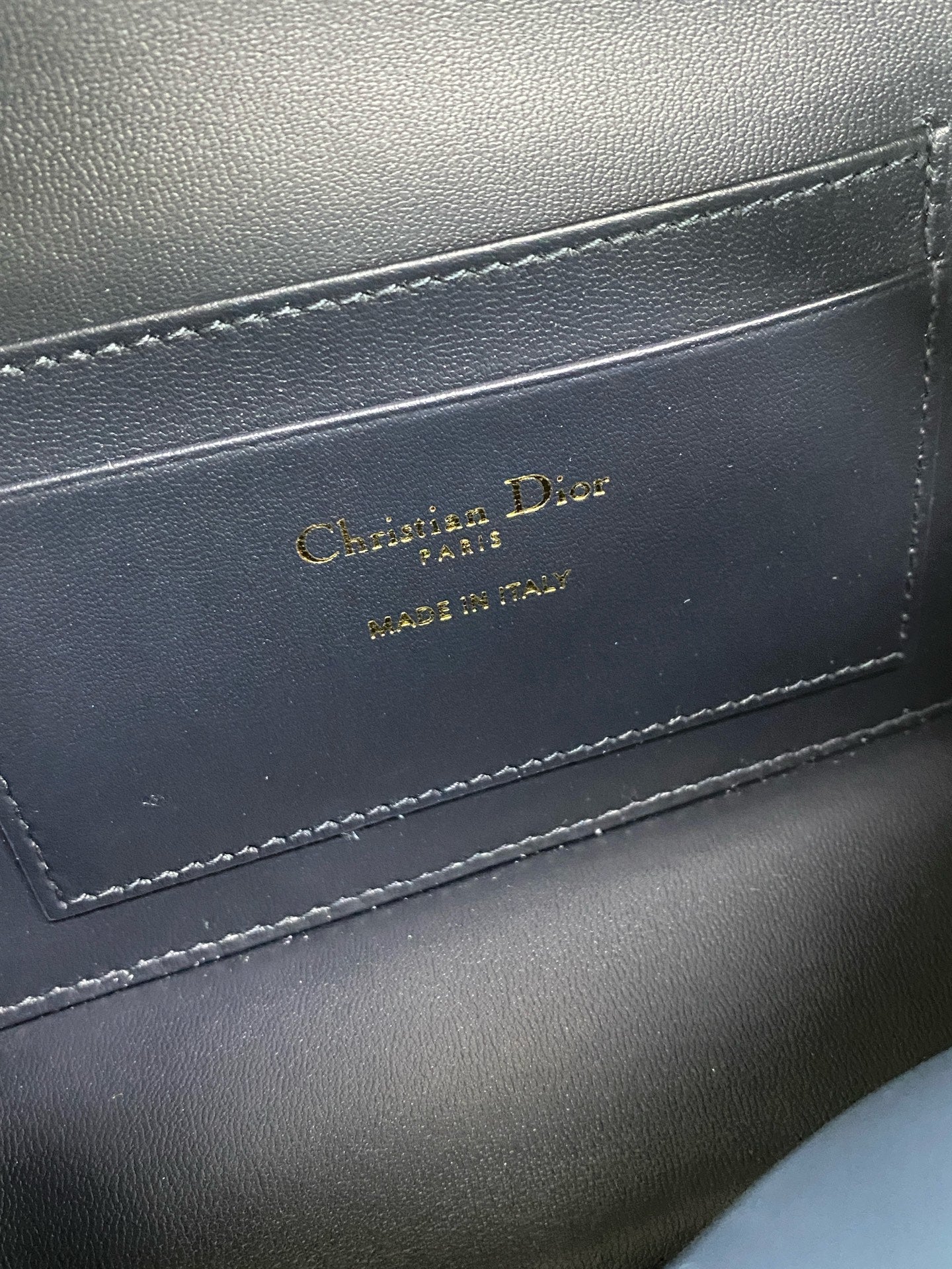 Dior - Montaigne Box Bag - Oblique jacquard canvas with leather trim and leather lining - Blue - (mini)