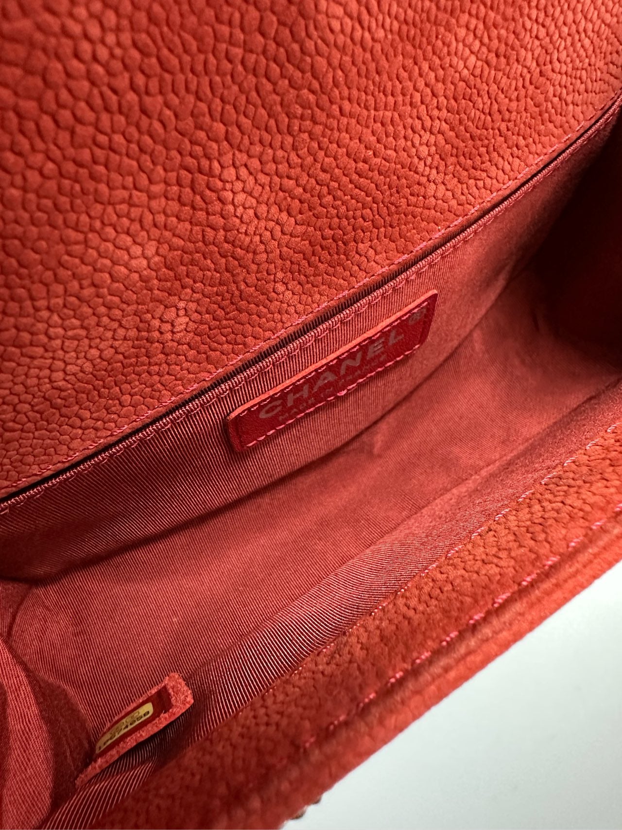 Chanel - Le Boy Small - Grained calfskin leather - Red - (small)