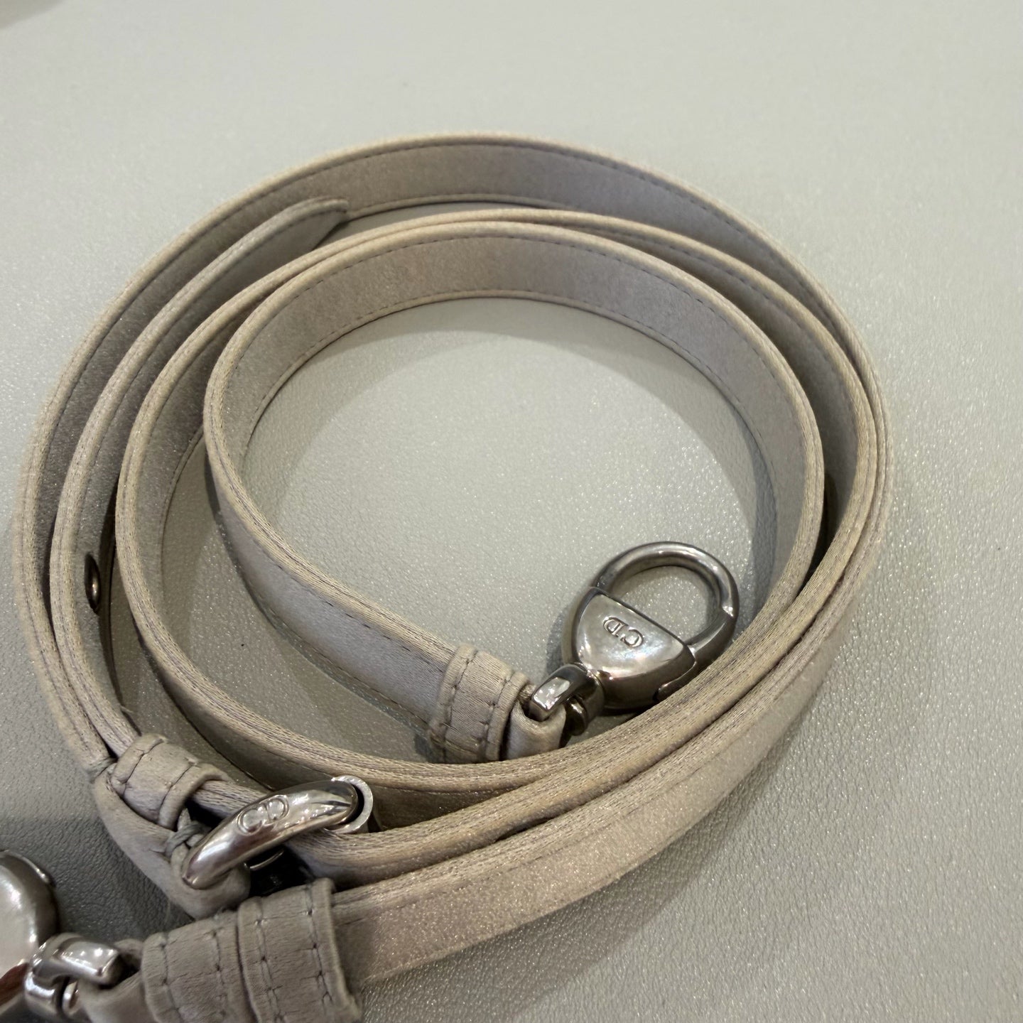 Dior - Lady Dior (Rhinestone Embellished Satin) - Satin with rhinestones - Grey - (mini)