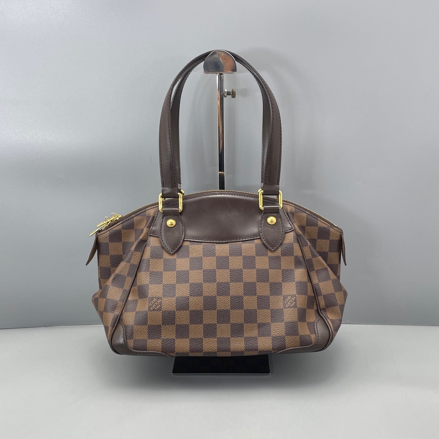 Louis Vuitton - Saleya PM - Damier Ebene coated canvas with leather trim - Brown - (medium)