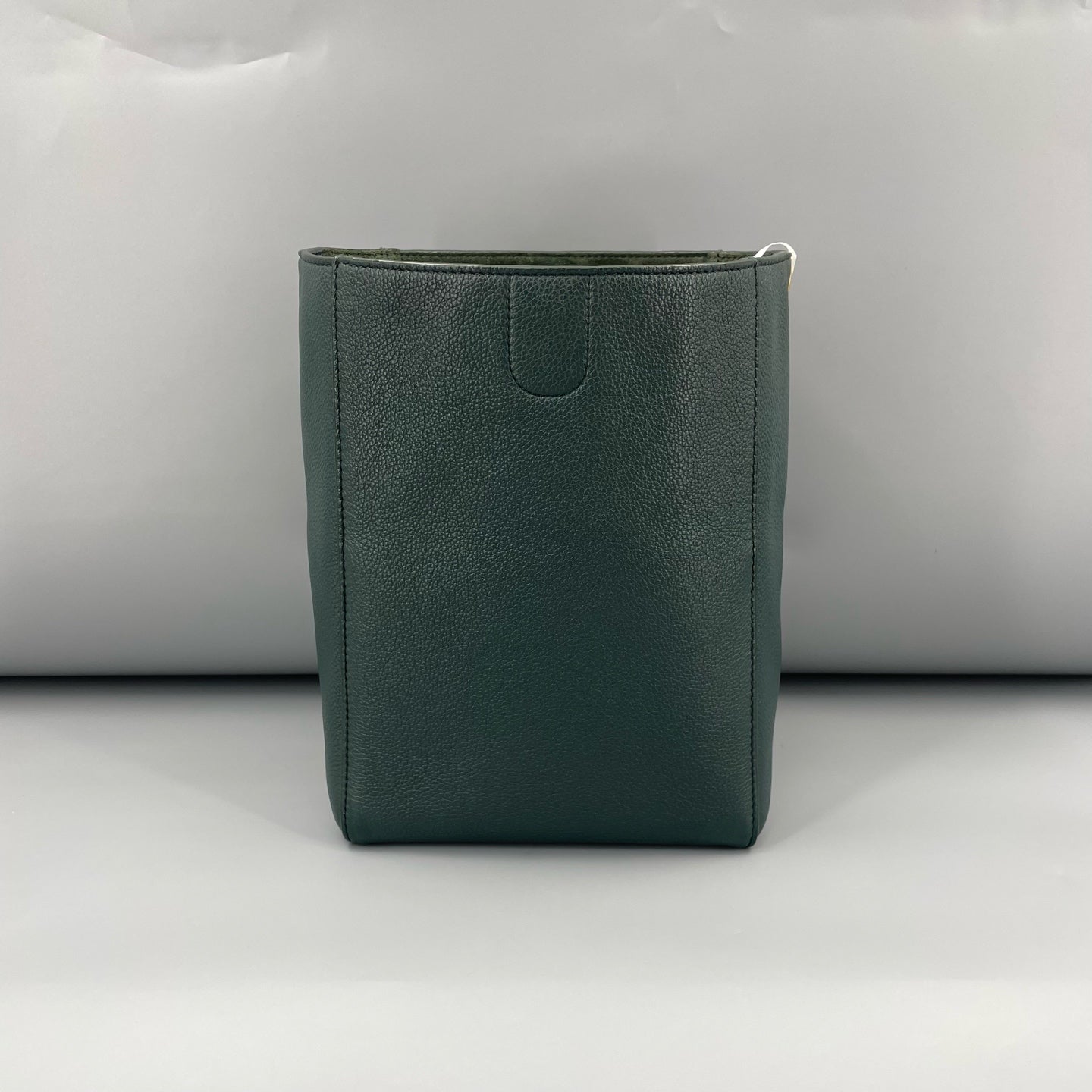 Celine - Small Sangle Bucket Bag (Style 182412L6024) - Grained leather - Dark Green - (Small)