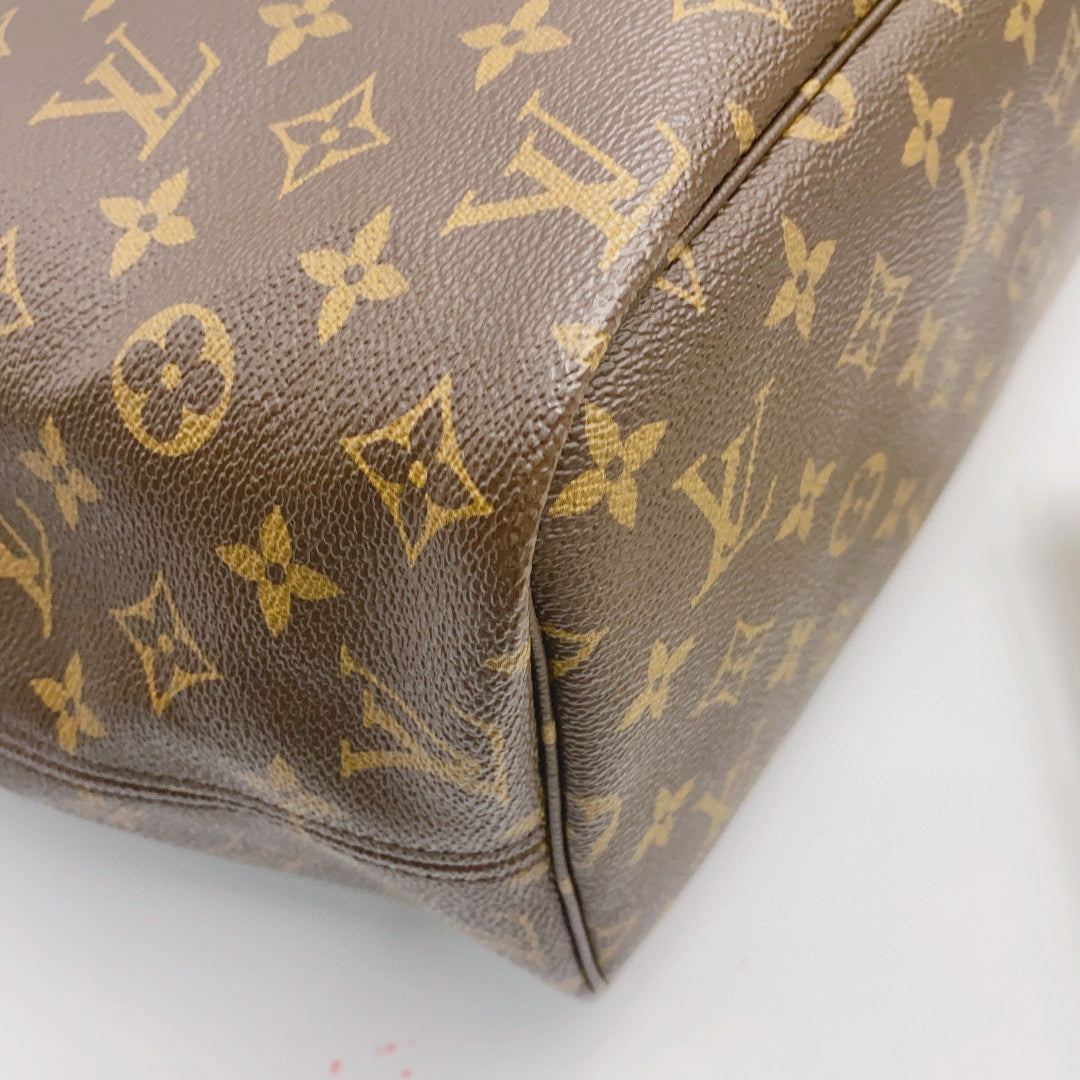 Louis Vuitton - Neverfull MM Monogram Pivoine - Coated canvas, Vachetta leather, Textile - Brown - (medium)