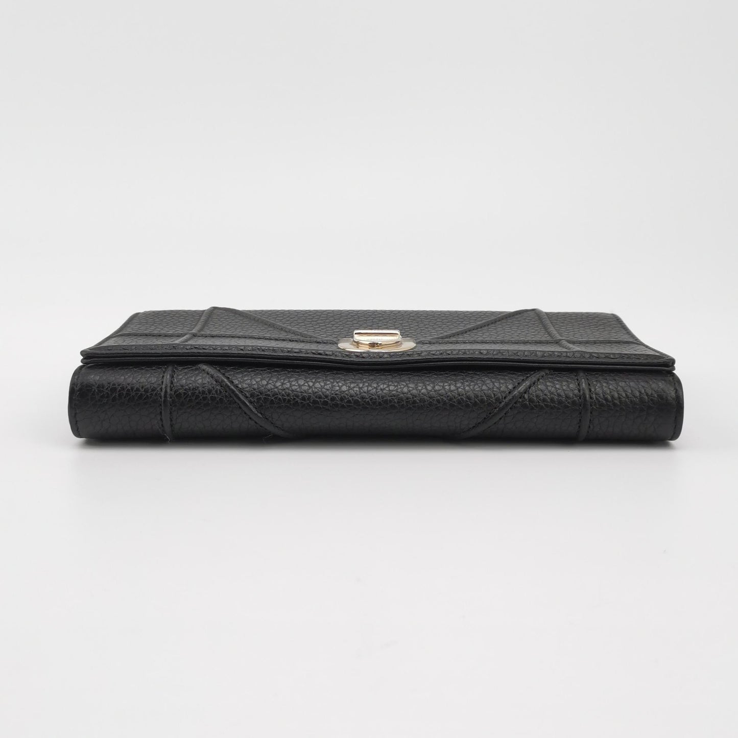 Dior - Diorama Chain Wallet - Leather - Black - (mini)