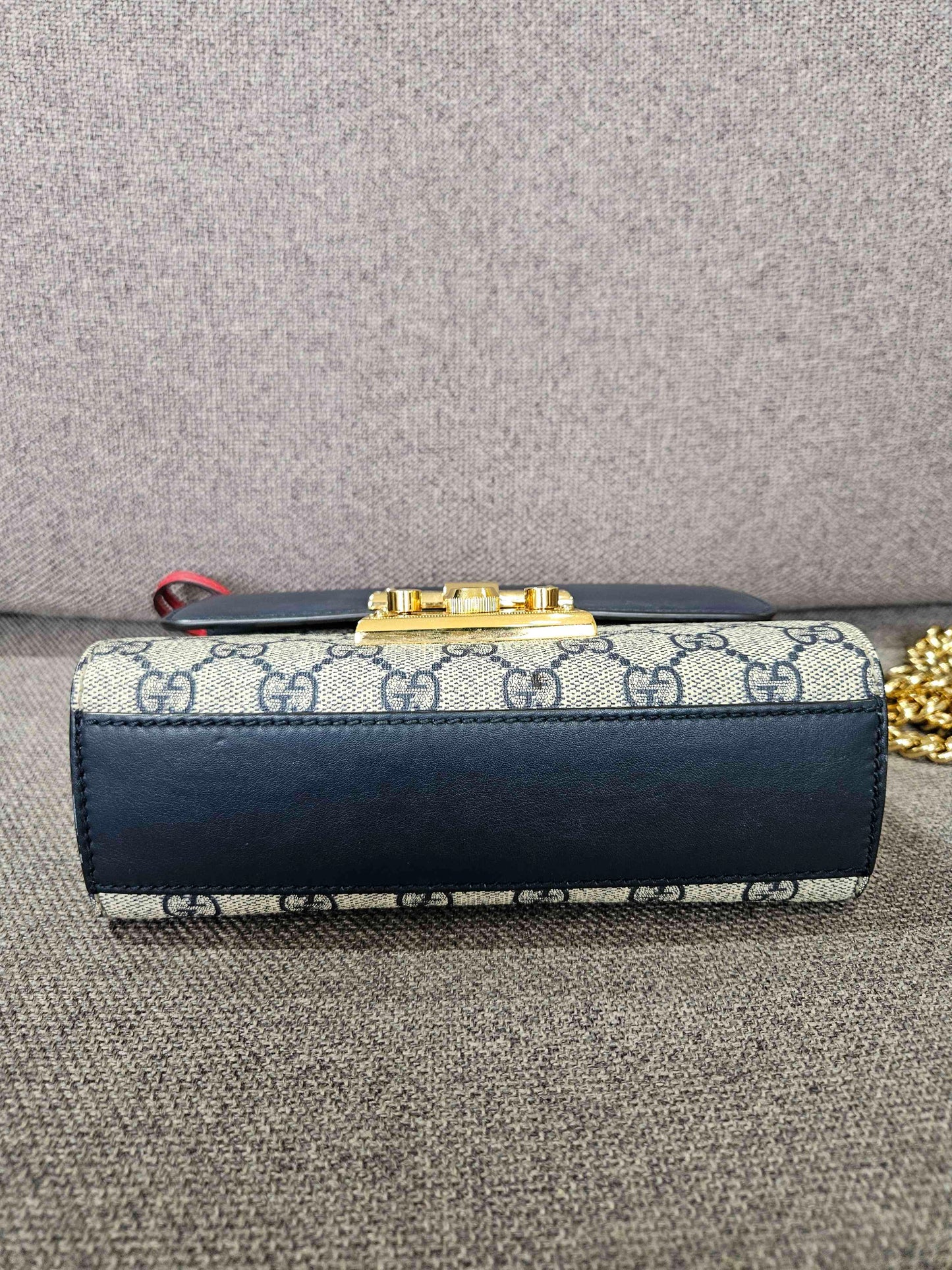 Gucci - Padlock Shoulder Bag - GG Supreme canvas and Leather - Black - (mini)