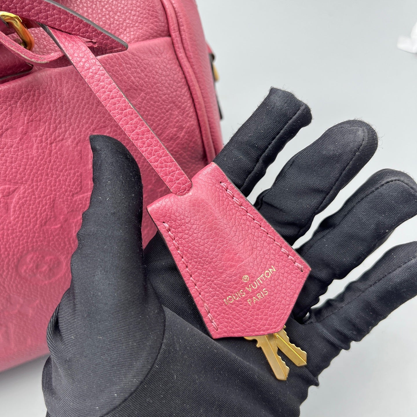 Louis Vuitton - Speedy Bandoulière 25 - Monogram Empreinte leather - Purple - (small)