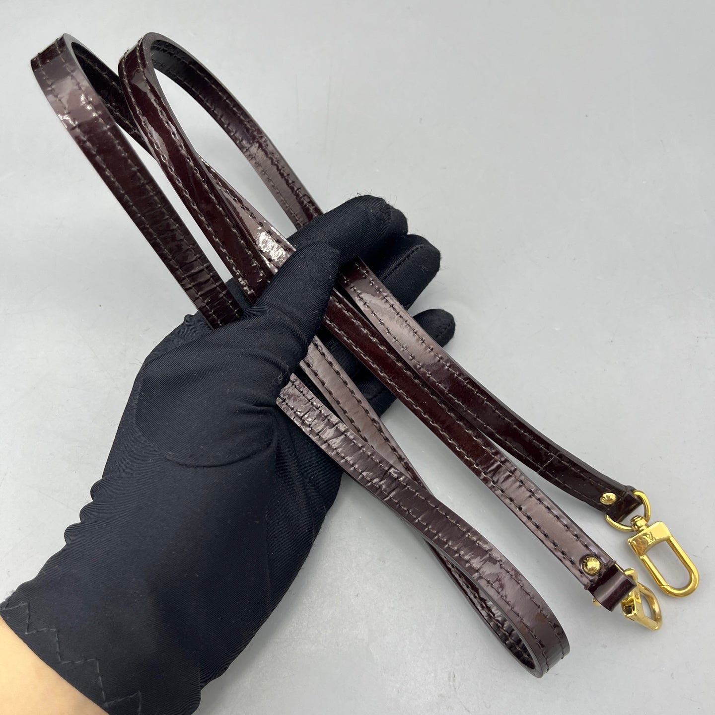 Louis Vuitton - Alma BB - Patent leather - Burgundy - (mini)