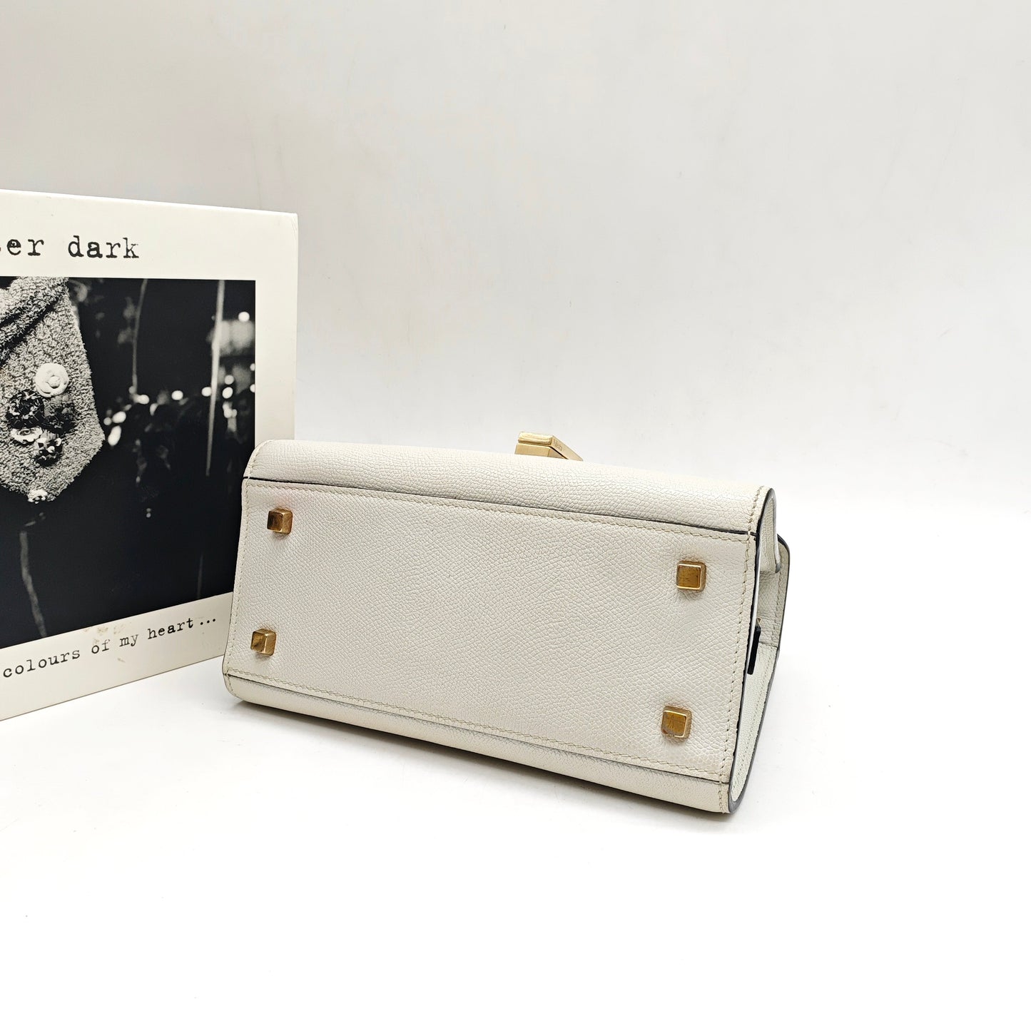 Valextra - Top Handle Bag - Cowhide leather - White - (mini)