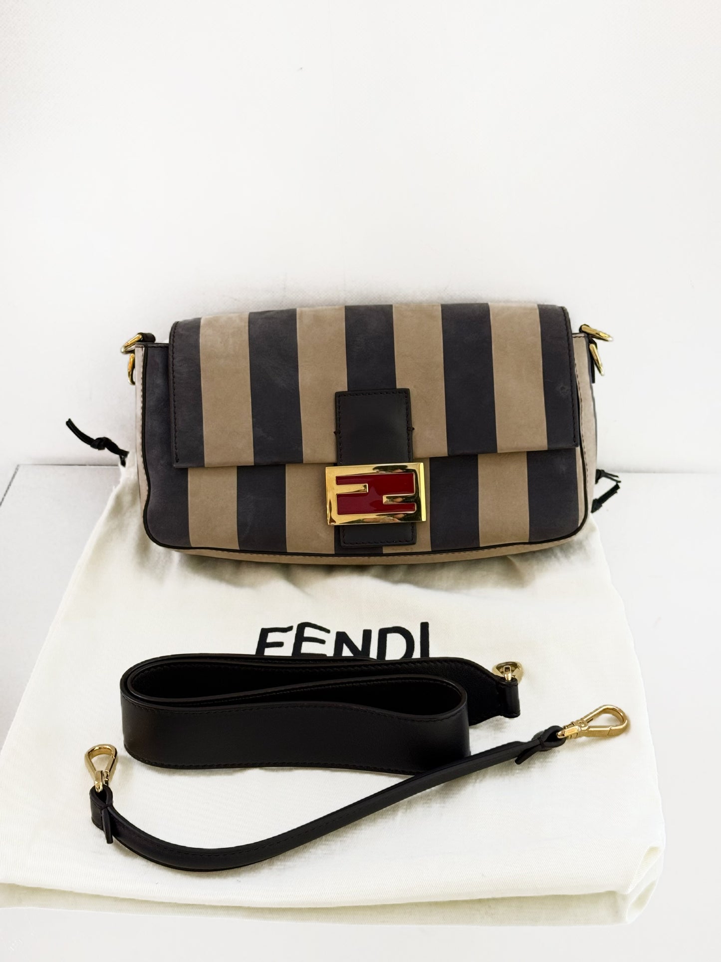 Fendi - Baguette - Suede leather - Multicolour - (Medium)