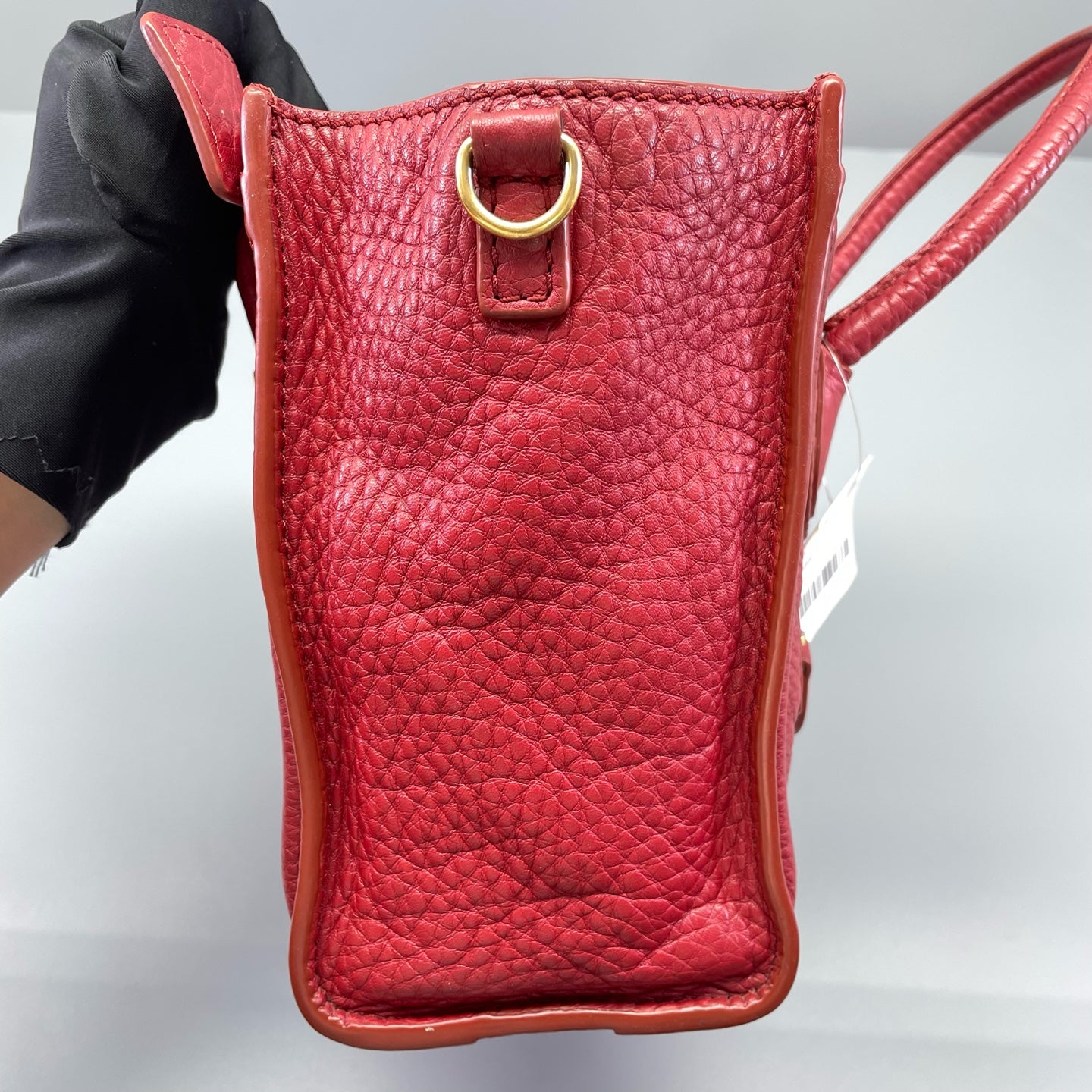 Celine - Luggage Nano - Grained leather - Red - (mini)