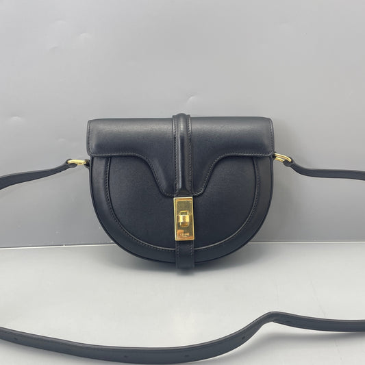 Celine - Besace 16 - Leather - Black - (mini)