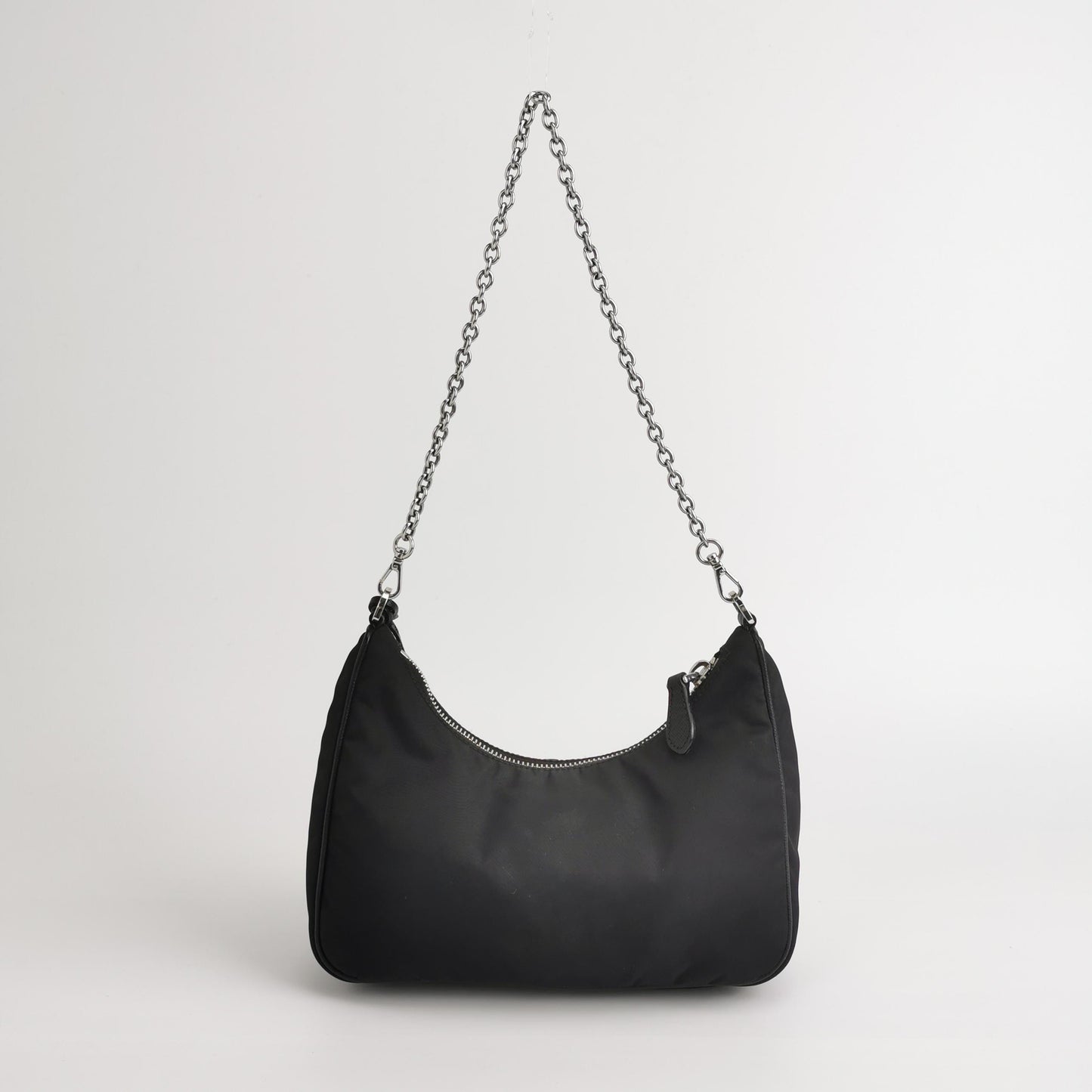 Prada - Re-Edition 2005 Hobo Bag - Re-Nylon with Saffiano leather trim - Black - (Small)