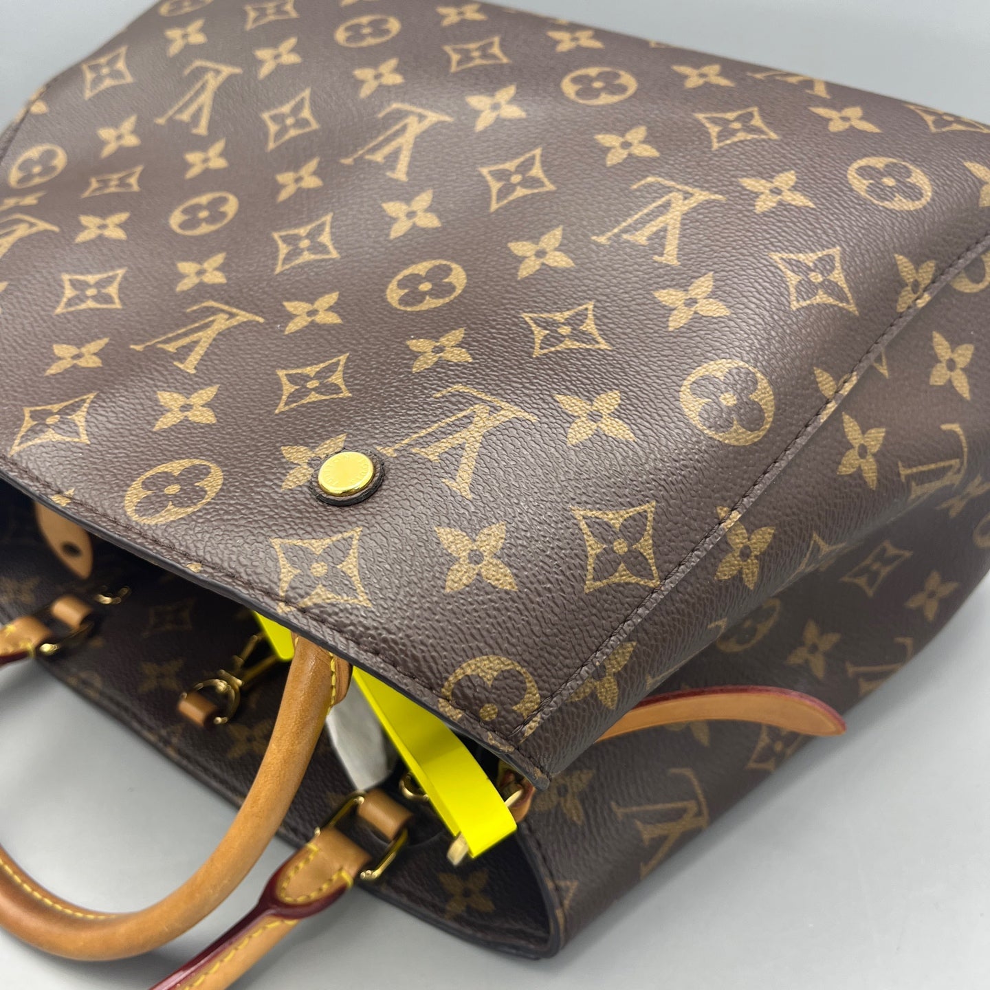Louis Vuitton - Montaigne GM - Monogram coated canvas with Vachetta leather trim - Brown - (Large)