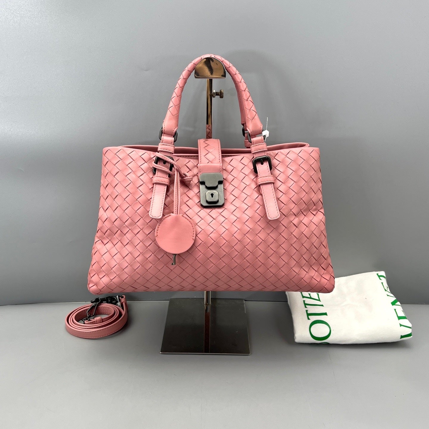 Bottega Veneta - Roma - Leather - Pink - (medium)