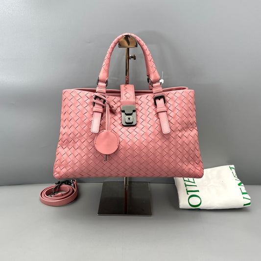 Bottega Veneta - Roma - Leather - Pink - (medium)