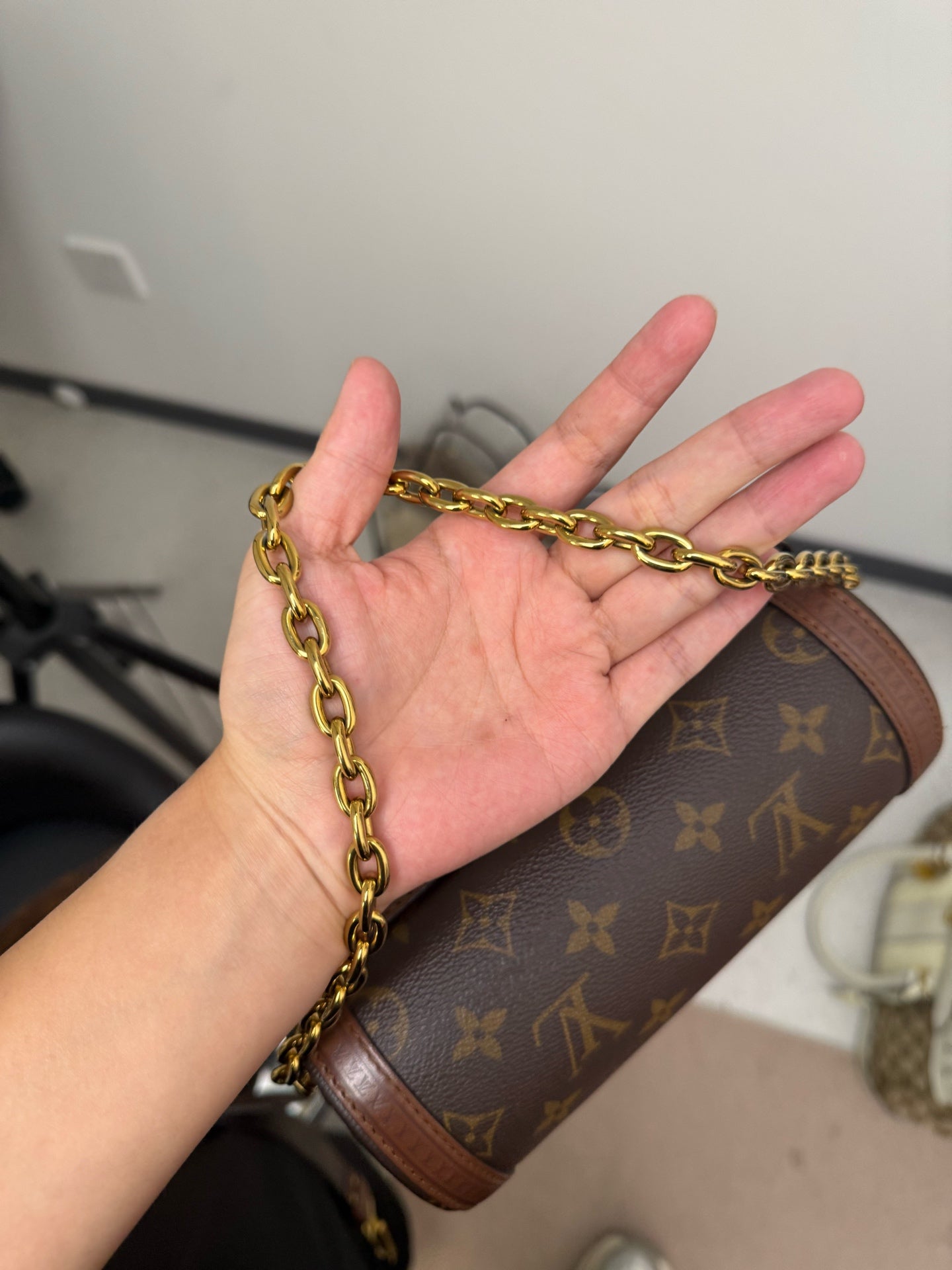 Louis Vuitton - Papillon Trunk - Monogram canvas with leather trim - Brown - (mini)